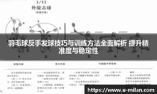 羽毛球反手发球技巧与训练方法全面解析 提升精准度与稳定性